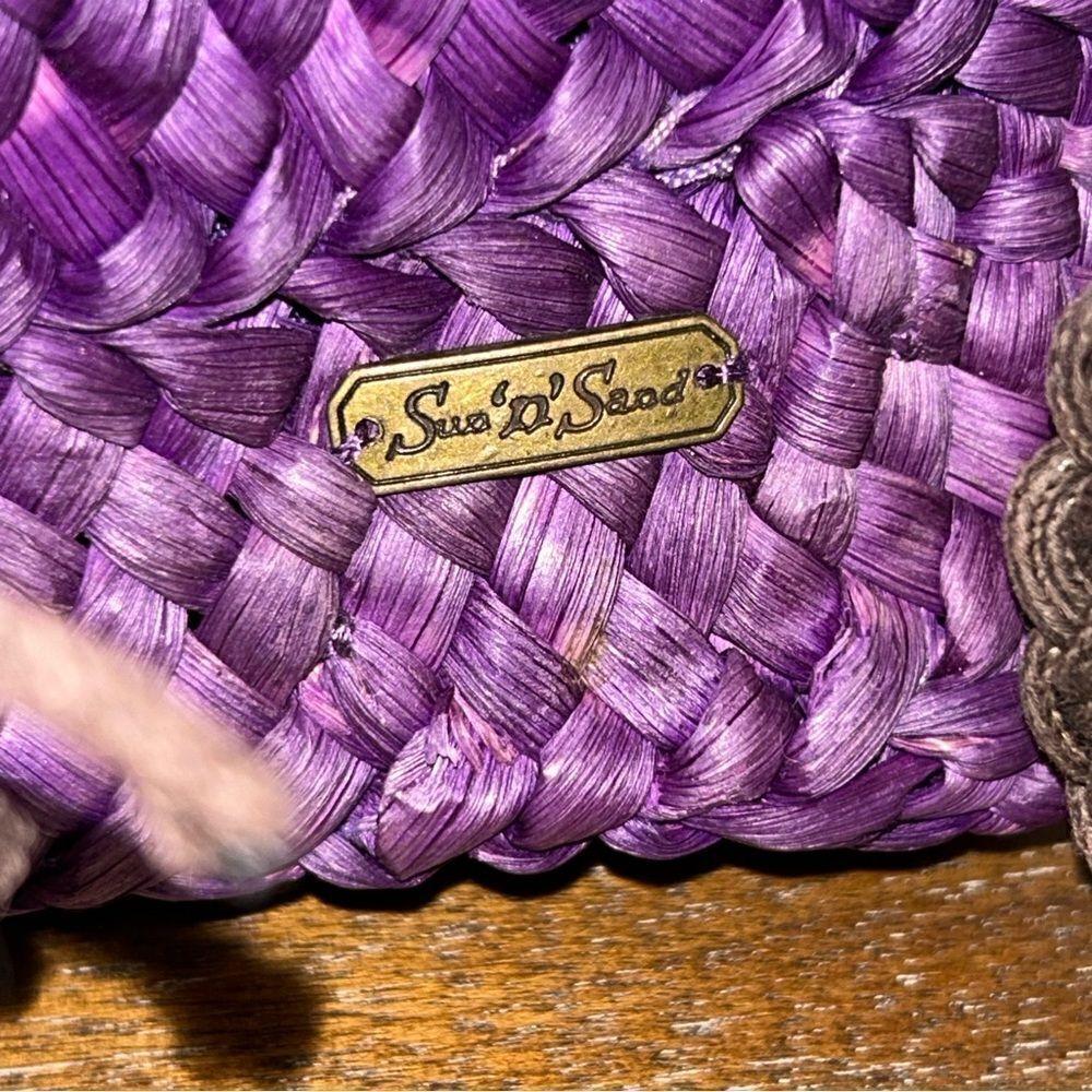 New, Sun ‘N Sand Straw Shoulder Crossbody Purse Bag - Picture 2 of 11